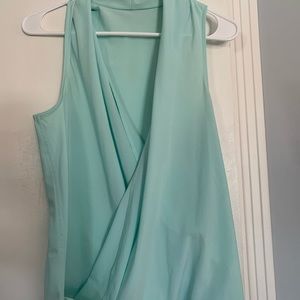 Mint green lululemon wrap tank